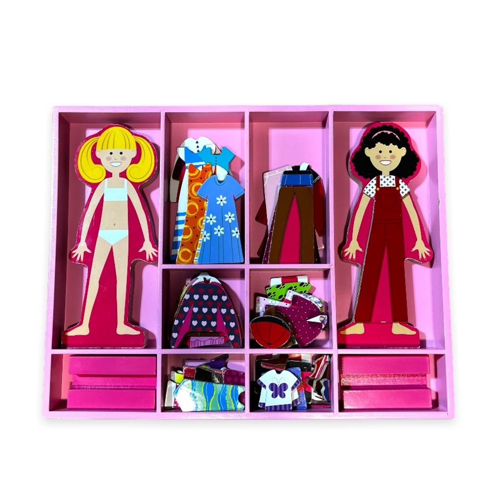 Melissa & Doug Abby & Emma Magnetic
Dress-Up Play Set Clothes Accessories